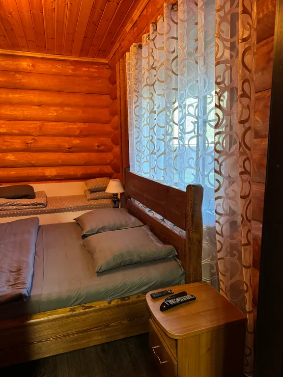 Уютный домик с банькой в лесу