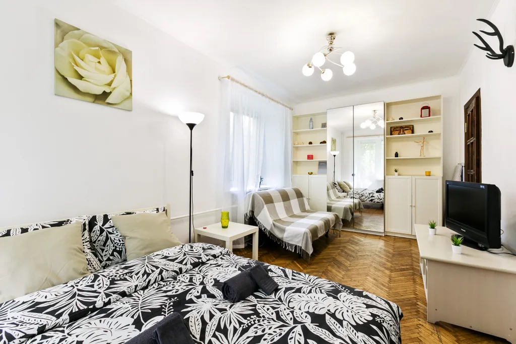 Квартира Квартира Tverskaya white apartment in city centre with parking nearby — Москва