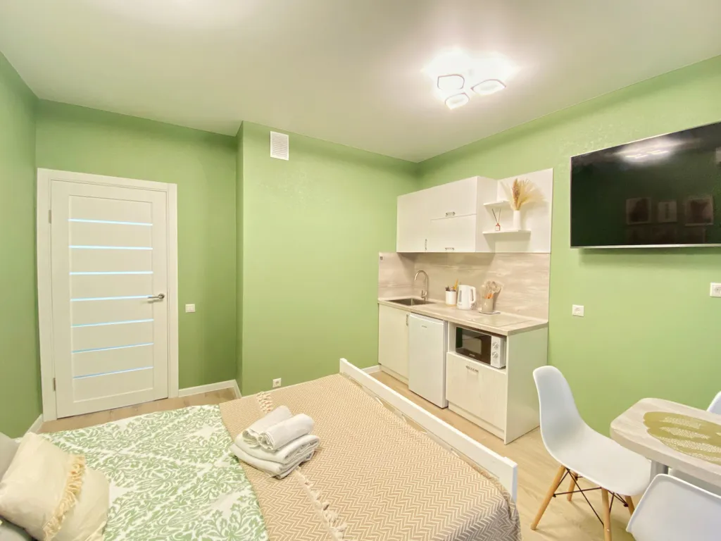 Уютная студия Апарт-Комфорт Lime в ЖК Сердце Ярославля (ЖД Яр.Главный)