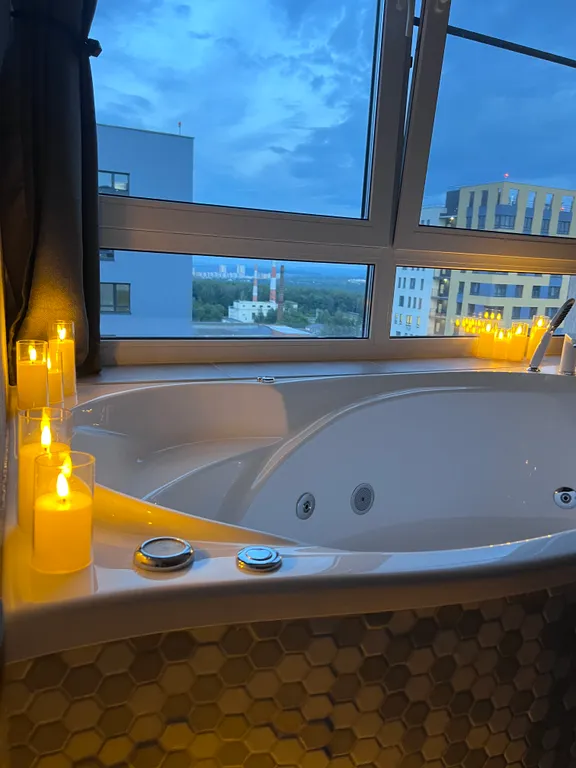 Нежная квартира с видом на город — аренда посуточно в Нижний Новгород