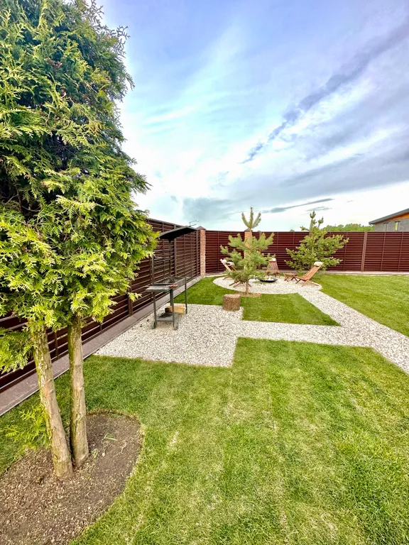 Новый дизайнерский дом с сауной и чаном