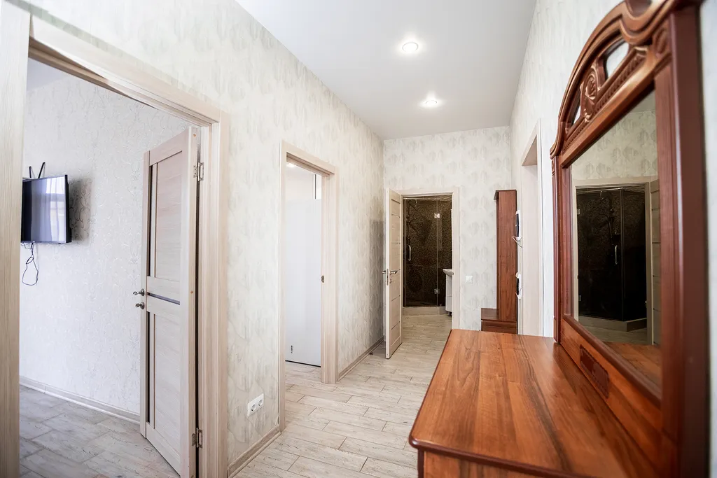 Квартира Квартира в ЖК Изумрудный город на берегу моря с бассейном — Геленджик