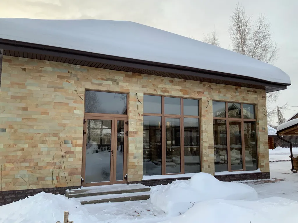 Дом-баня в деревенском стиле