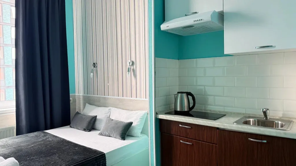 Квартира Квартира Стильная студия у метро Технопарк — Москва