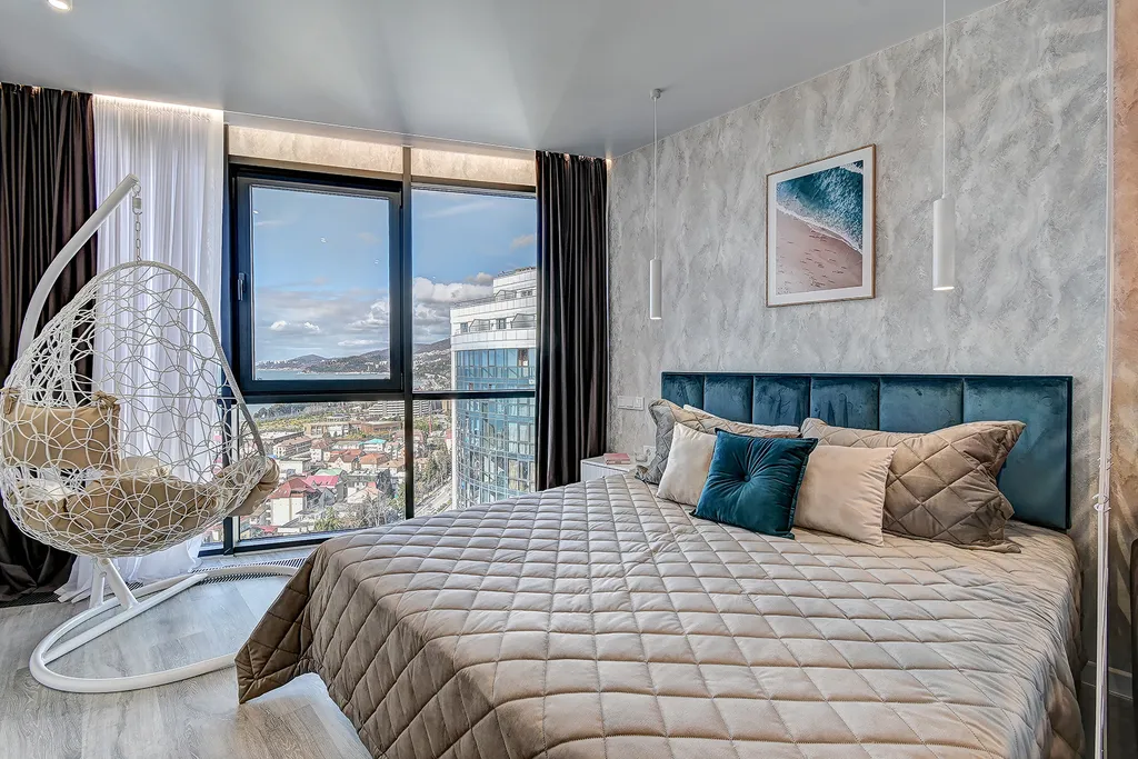 Квартира в ЖК Морская Симфония-2 с прекрасным видом на море — аренда посуточно в Адлер