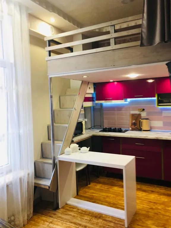 Квартира Просторная студия с дизайнерские ремонтом — аренда посуточно в Верхневесёлое