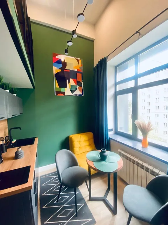 Апартаменты New Scandi Green на Тульской