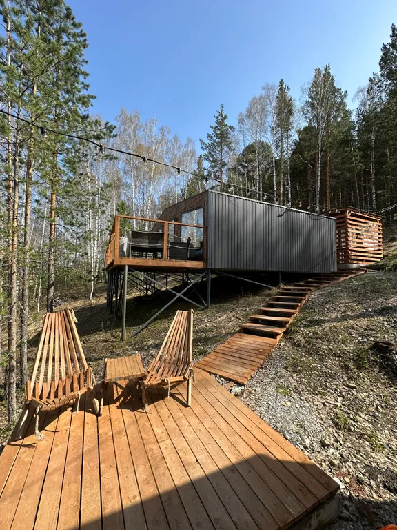 Видовой дом в лесу