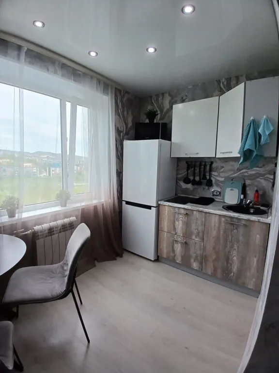 Однокомнатная квартира с видом на вулканы