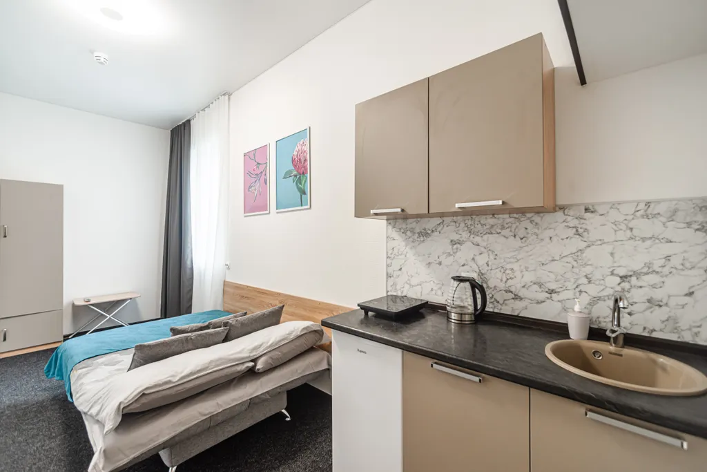 Квартира Квартира Апартамент Нижний Ораниенбаум Двухуровневая студия — Ломоносов