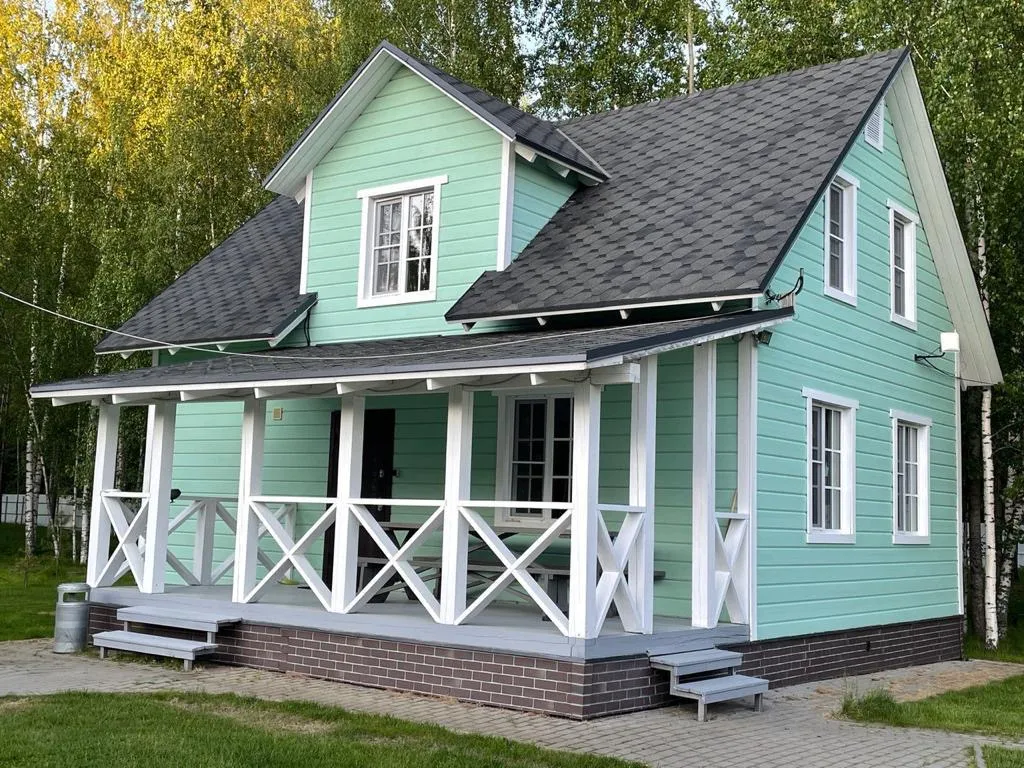 Коттедж Коттедж на озере Вуокса со своим пляжем и баней — Кротово