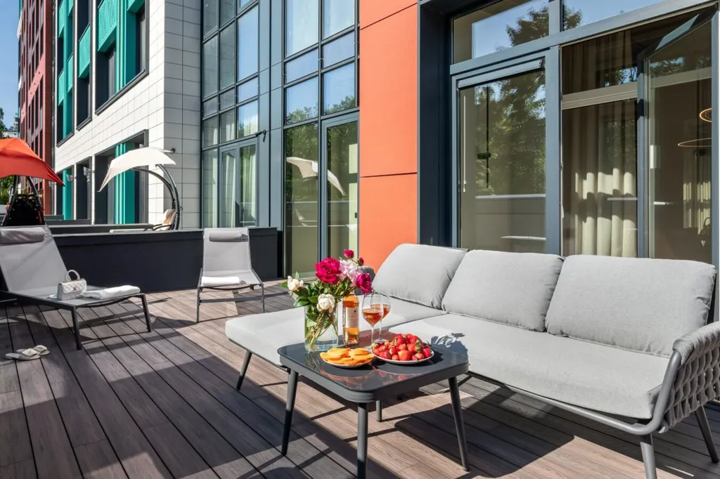 Однокомнатный апартамент релакс с террасой в самом центре