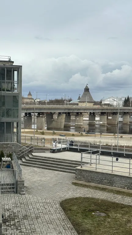 Уютная квартира в центре с видом на реку и Кремль