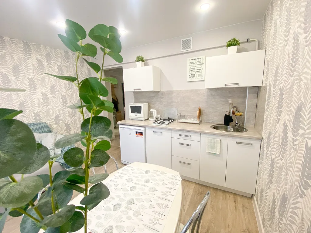 Евродвушка/однушка с большой кухней на Ленинградской