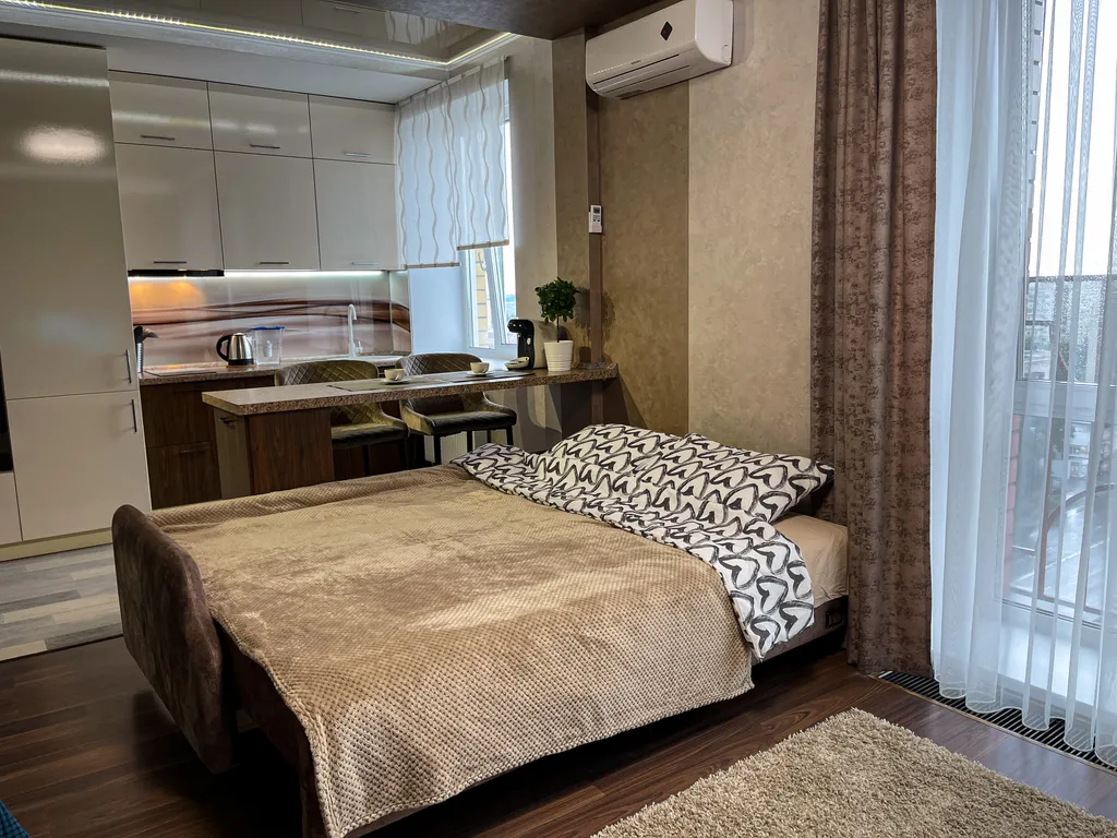 Новая квартира с теплым балконом и парковкой