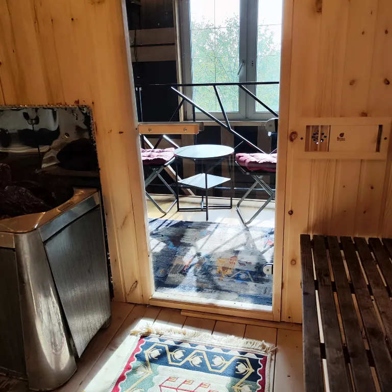 Лофтхаус у курорта завидово с костровищем и сауной