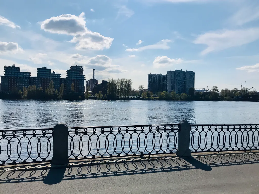 Квартира Квартира Уютная студия в новом жк на берегу Невы — Санкт-Петербург