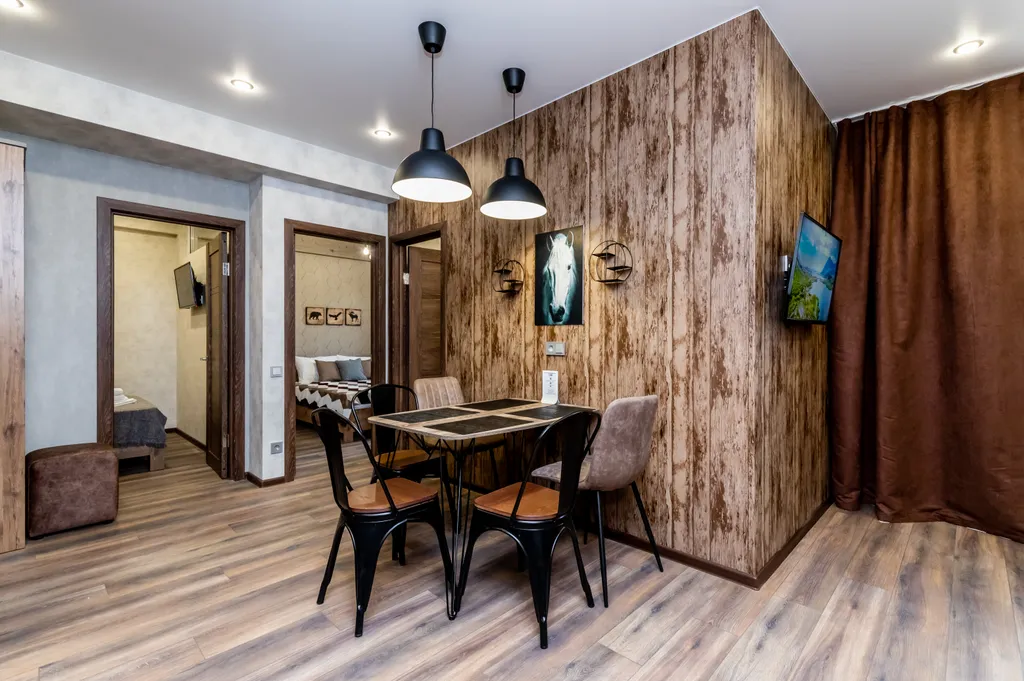 4-к квартира "Море апартаментов" рядом с Роза Хутор