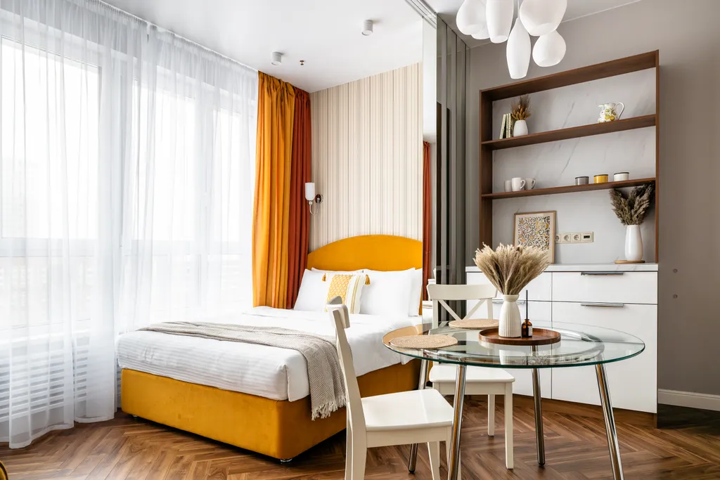 АПАРТАМЕНТЫ "ЛИМОН ФЛЭТПОРТ" РЯДОМ С ПАРКОМ И МОСКВА-СИТИ, 4 гостя