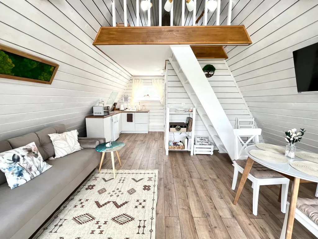 Уютный домик с банным чаном на территории