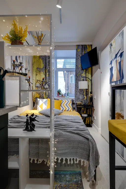 Квартира Квартира Стильная студия Loft на Рижской — Москва