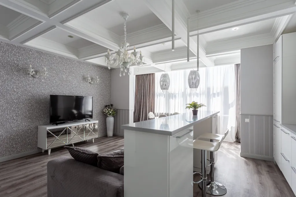 Шикарная квартира с тремя изолированными спальнями и двумя санузлами