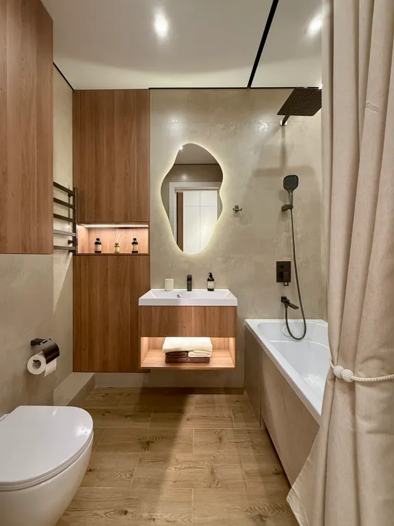 Квартира посуточно в Казани — Japandi Premium Apart, умный дом