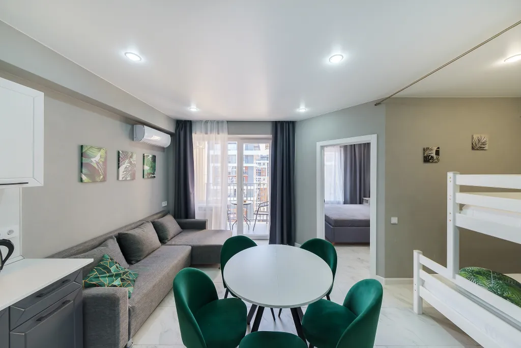 Евродвушка, балкон, вид на море