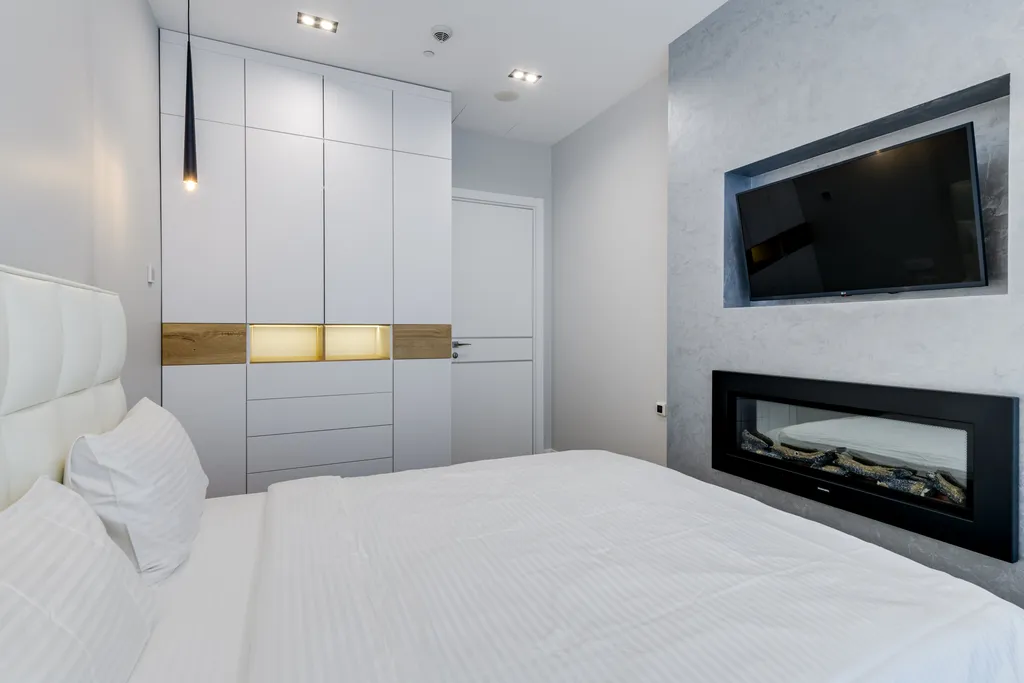 38 этаж, стильные апартаменты с приватным парком