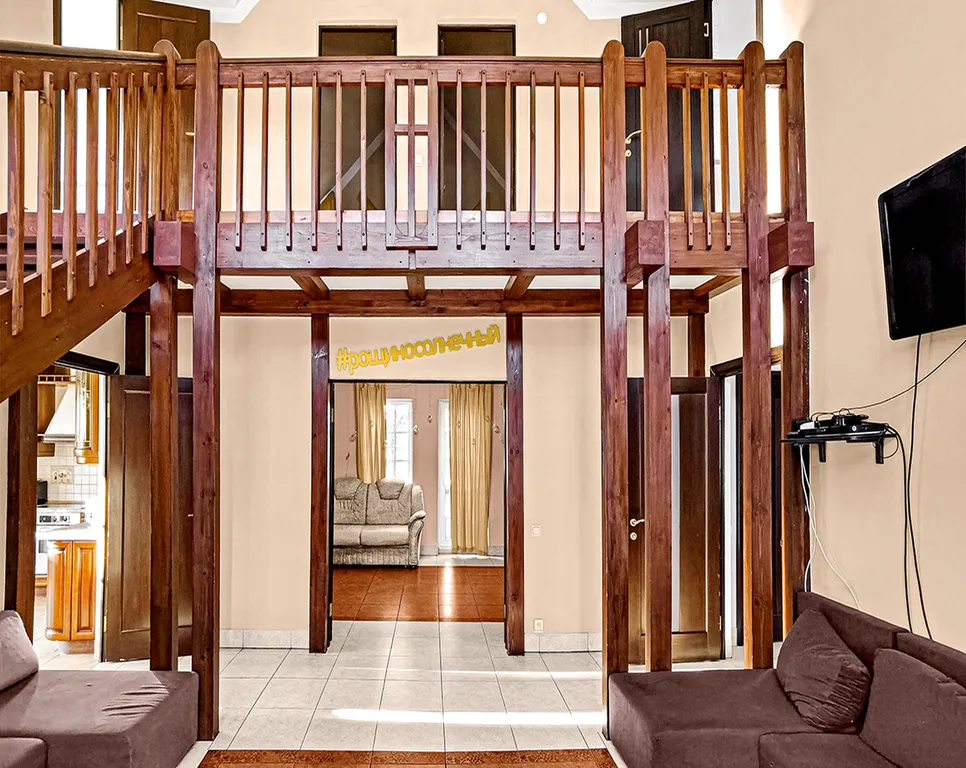 Дом с тёплым бассейном и камином Рощино Солнечный