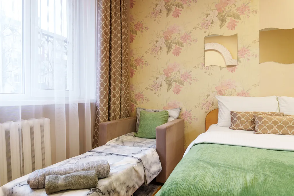 Комфортабельная трёхкомнатная квартира(7 гостей 5 спальных мест)