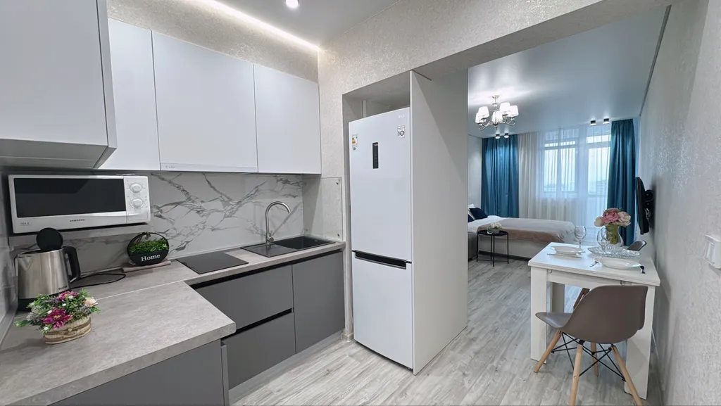 Квартира Квартира Уютая с видом на море, с балконом, бассейном на территории ЖК — Адлер