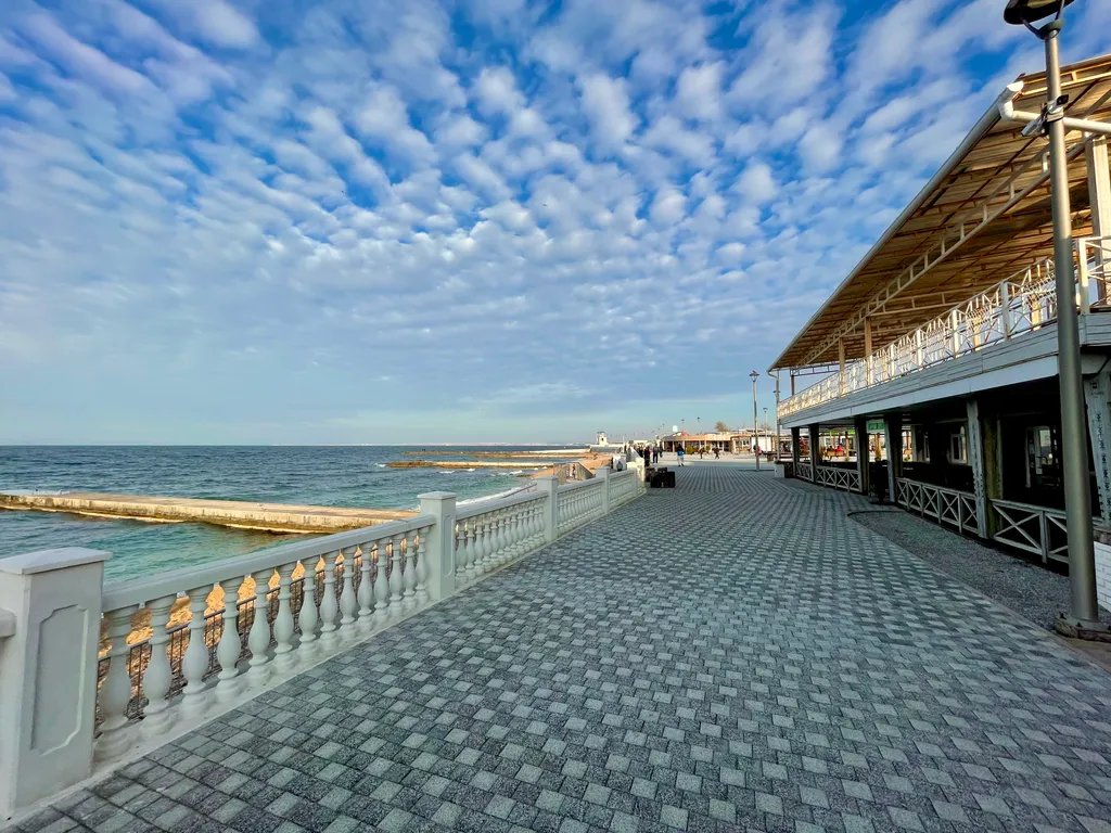 Квартира у пляжа и Парка победы с видом на море