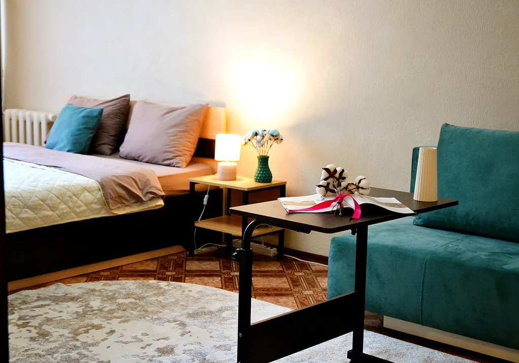 Уютная 1-комнатная чистая светлая квартира в новой части города