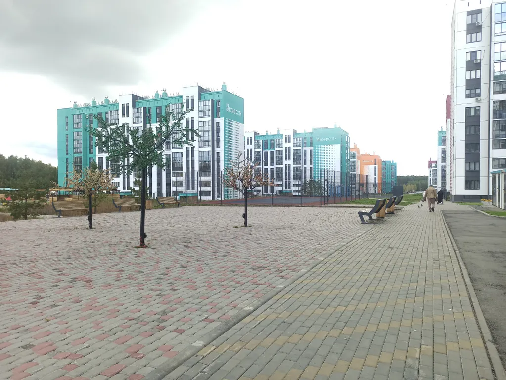 Студия+спальня рядом термы Вода /Фанпарк, Квартира с детской площадкой