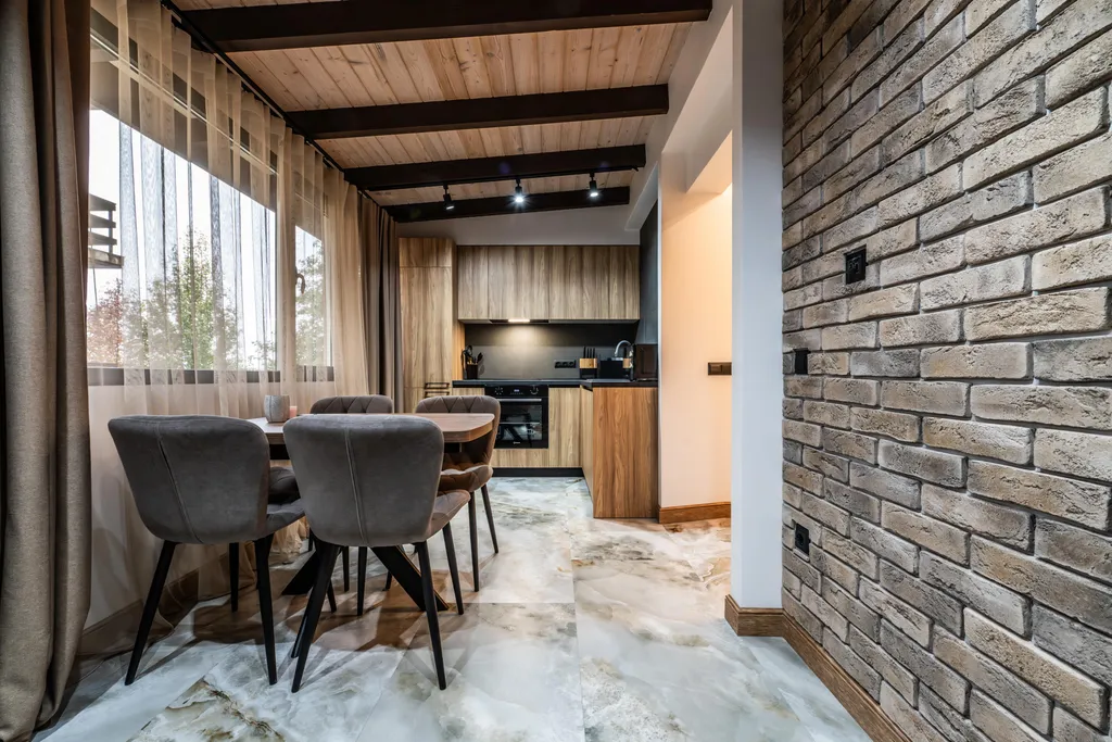 Аттик Лофт | 38 м² | 1 этаж + виды на вершины