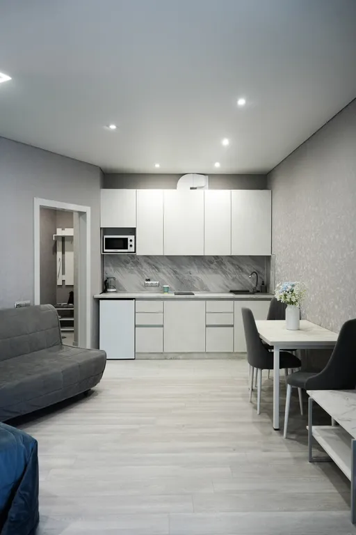 Студия Sea с балконом и боковым видом на море