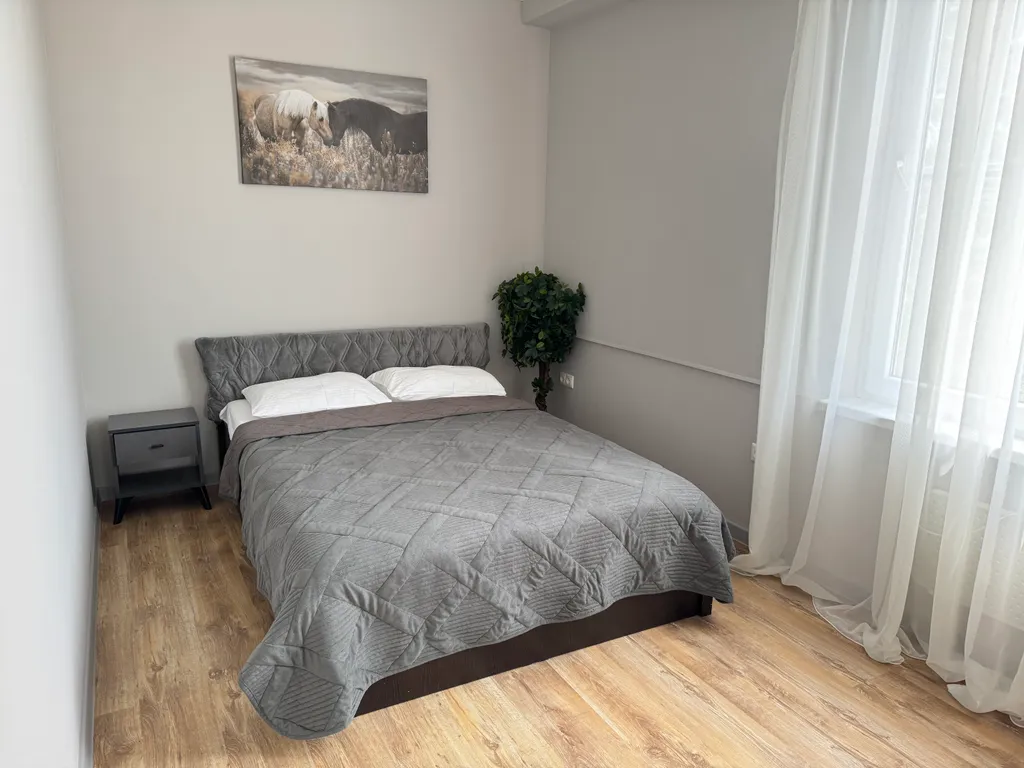 Просторная квартира с балконом