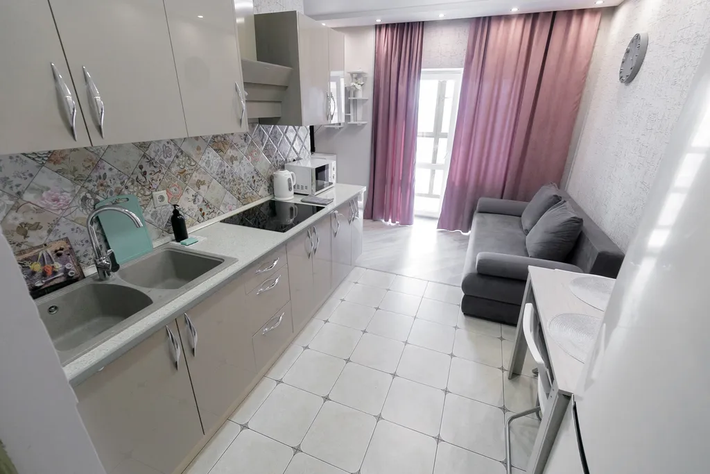 Квартира Студия в новом ЖК Циолковский в центре — аренда посуточно в Обнинск