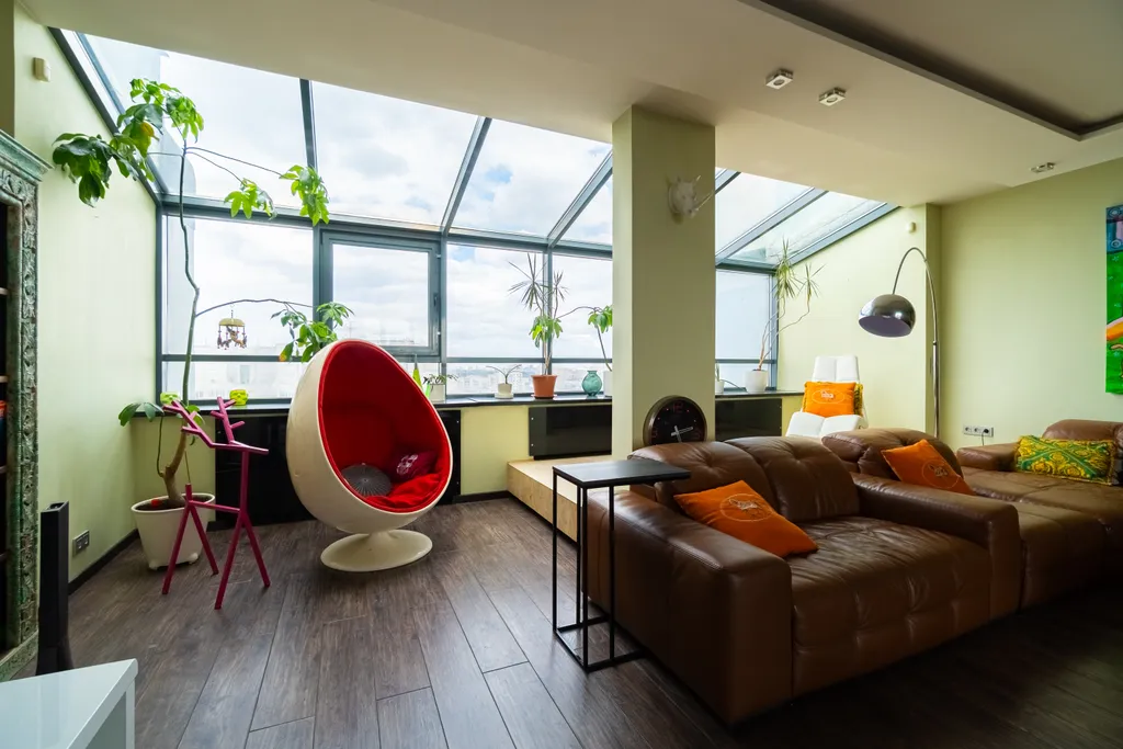 Пентхаус с террасой и видом на город