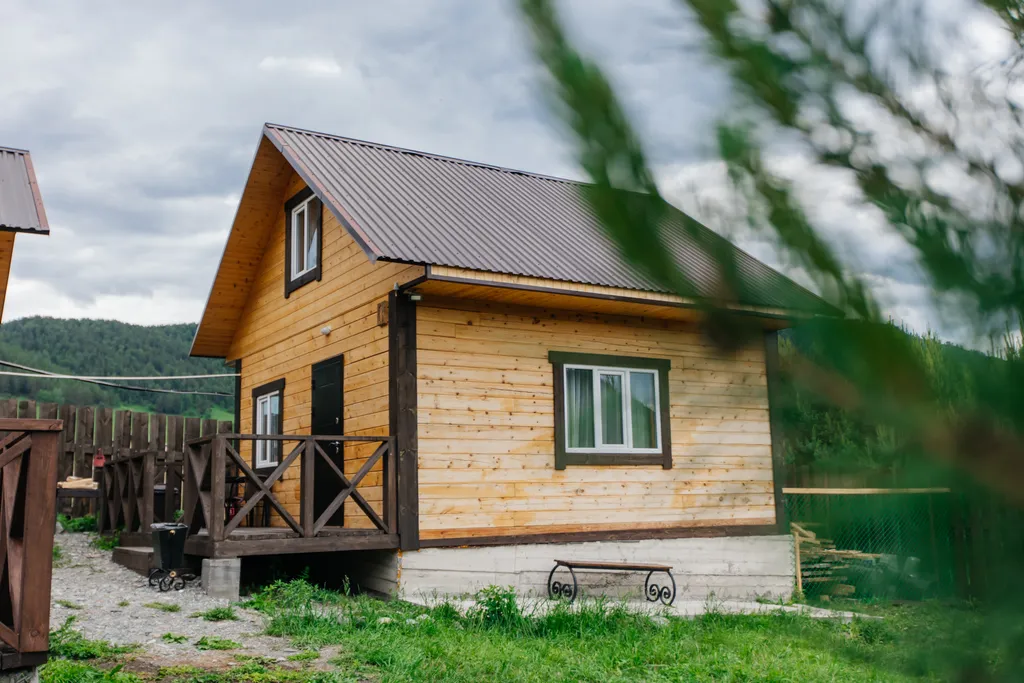 Кедровый домик с видом на горы