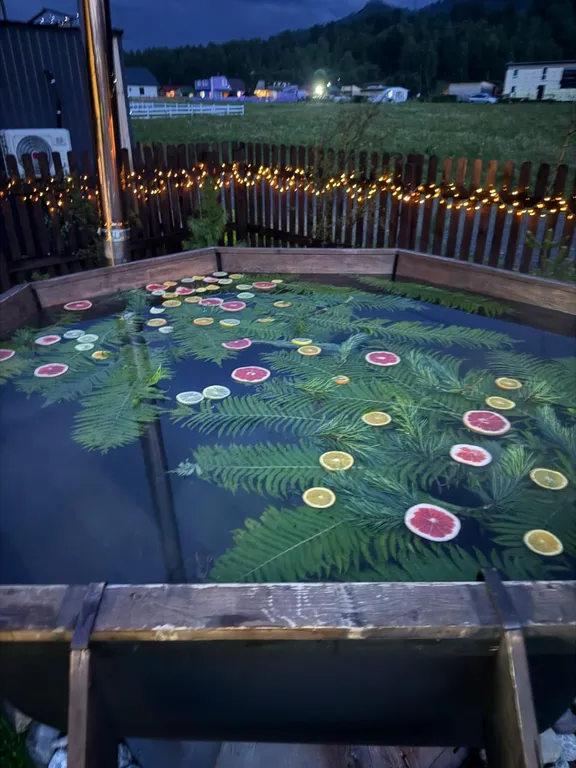 Дома возле Катуни среди гор