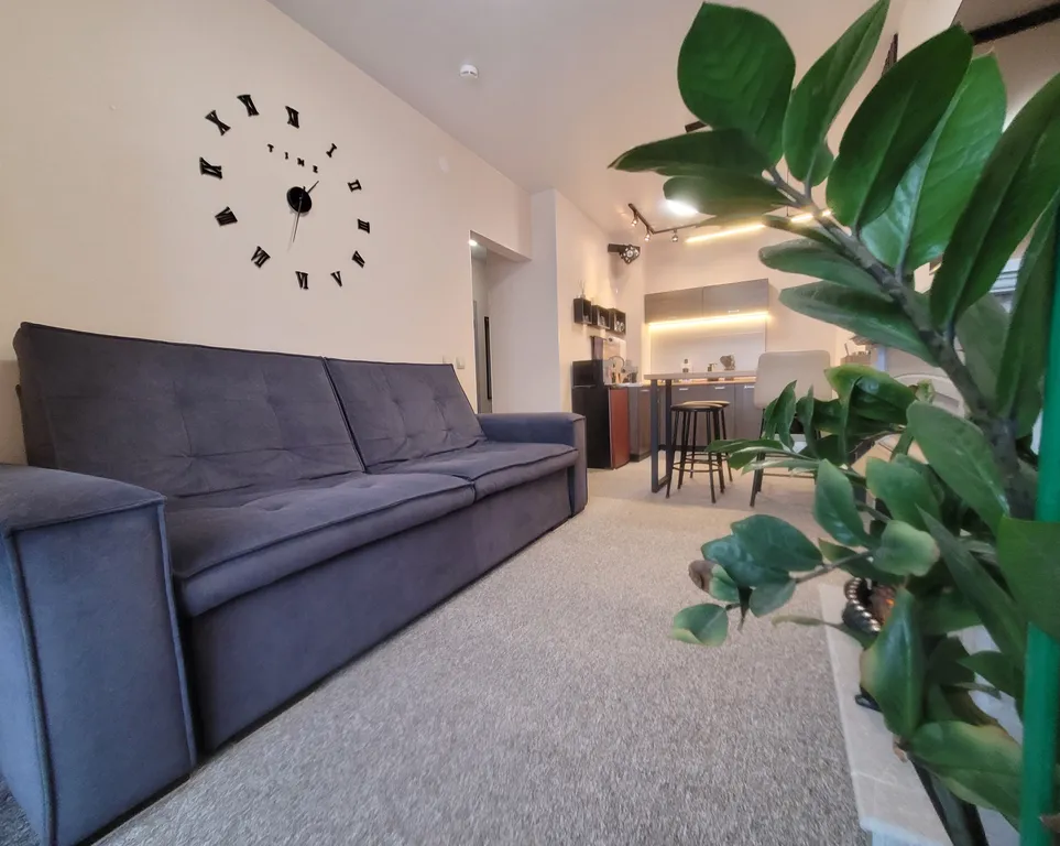 Квартира-студия с фитобочкой и джакузи с панорамным видом в ЖК Scandis