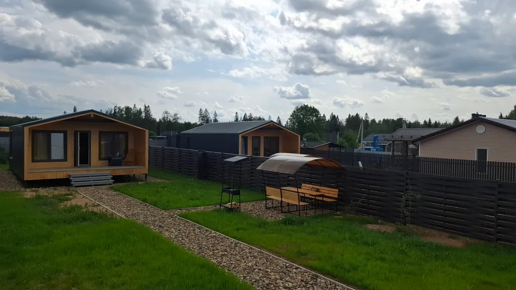 Дом с парилкой закрытом коттеджном посёлке