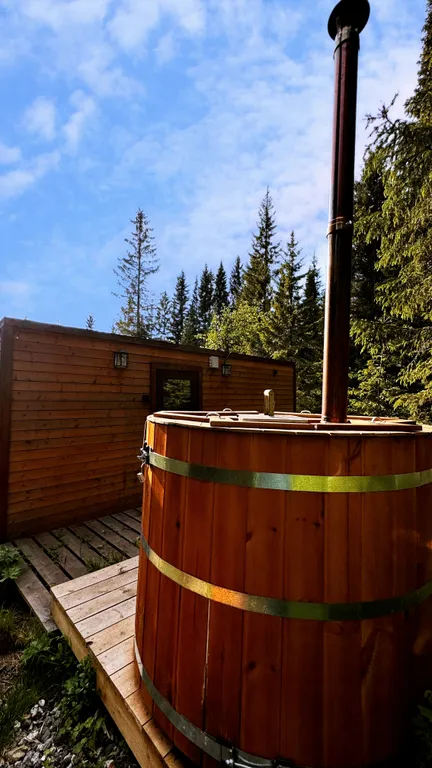 Коттедж Домик для двоих с горячей купелью (шерегеш) — аренда посуточно в Уралец