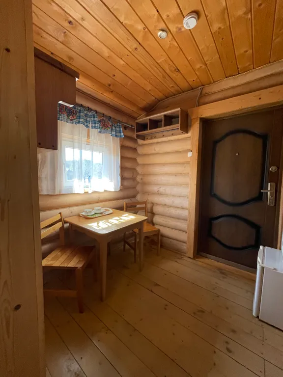 Дом из сруба с баней и бассейном