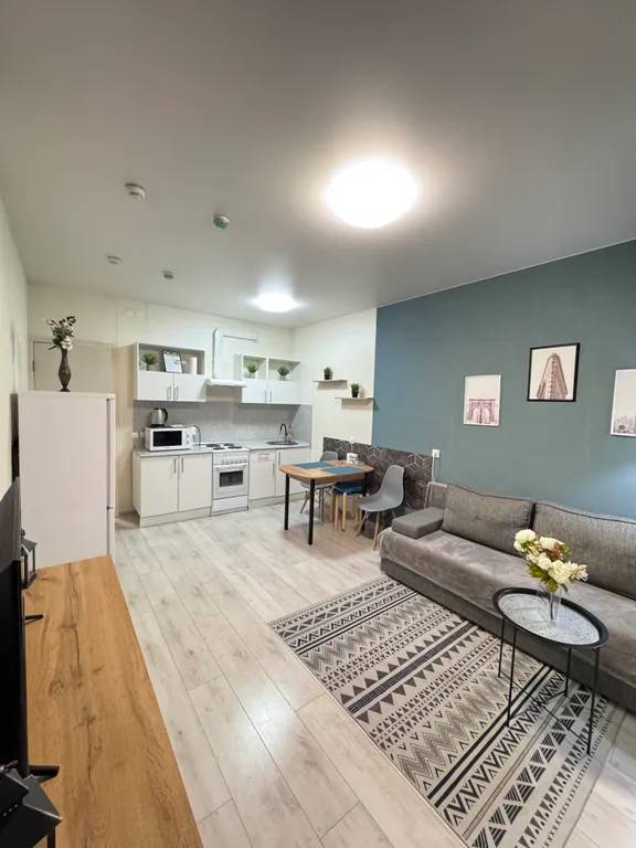 Уютная евродвухкомнатная квартира у Планеты