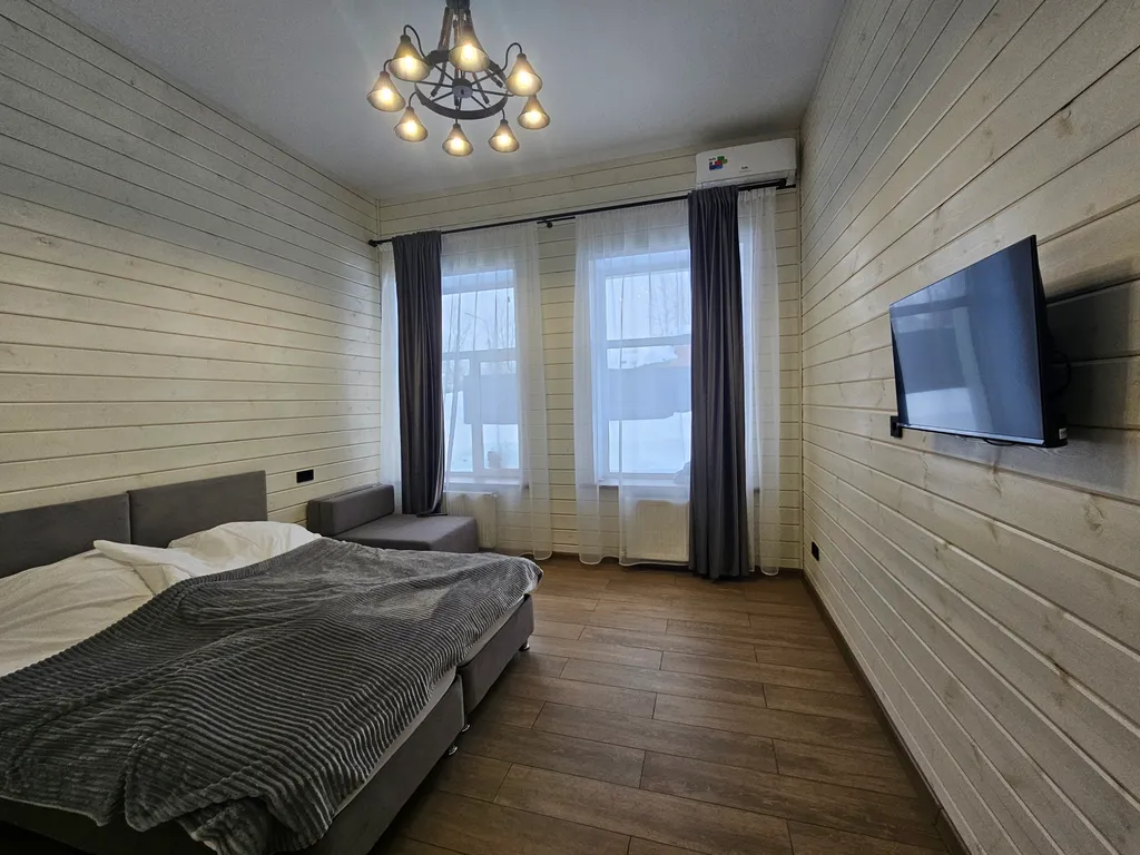 Дом с баней и камином для большой компании