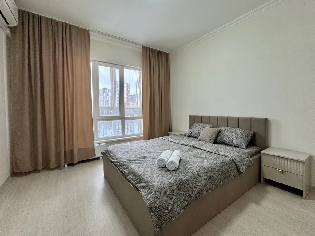 Квартира Квартира Просторная двушка с кондиционером и ПММ у Аквапарка — Новосибирск