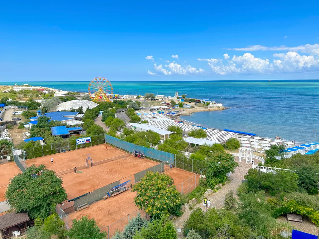 Апартаменты Акваделюкс с шикарным видом на море и большим балконом